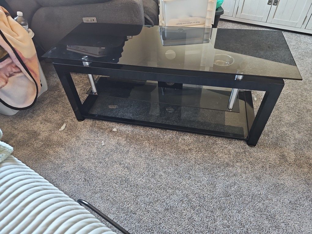 Glass Tv Stand 