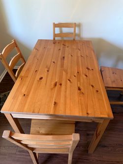 IKEA 4 chair table
