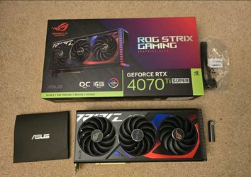 ASUS ROG STRIX RTX 4070 Ti SUPER 16GB  OC Edition Graphic Card