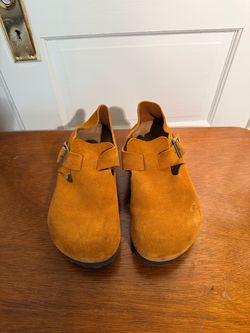 Birkenstock London Suede Clogs - Size 39