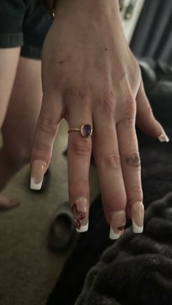 Beautiful Amethyst 14k Gold Ring