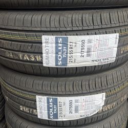 215/55/17 Kumho Solus