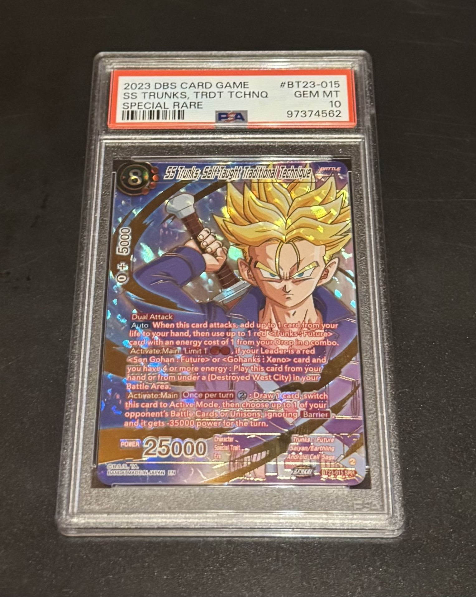 PSA 10 Ss Trunks, Self-Taught Traditional Technique