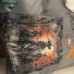 Majestic Graphic Print Shirt
