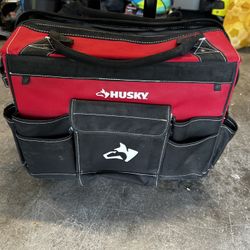 Husky 18 in. 18 Pocket Rolling Tool Bag