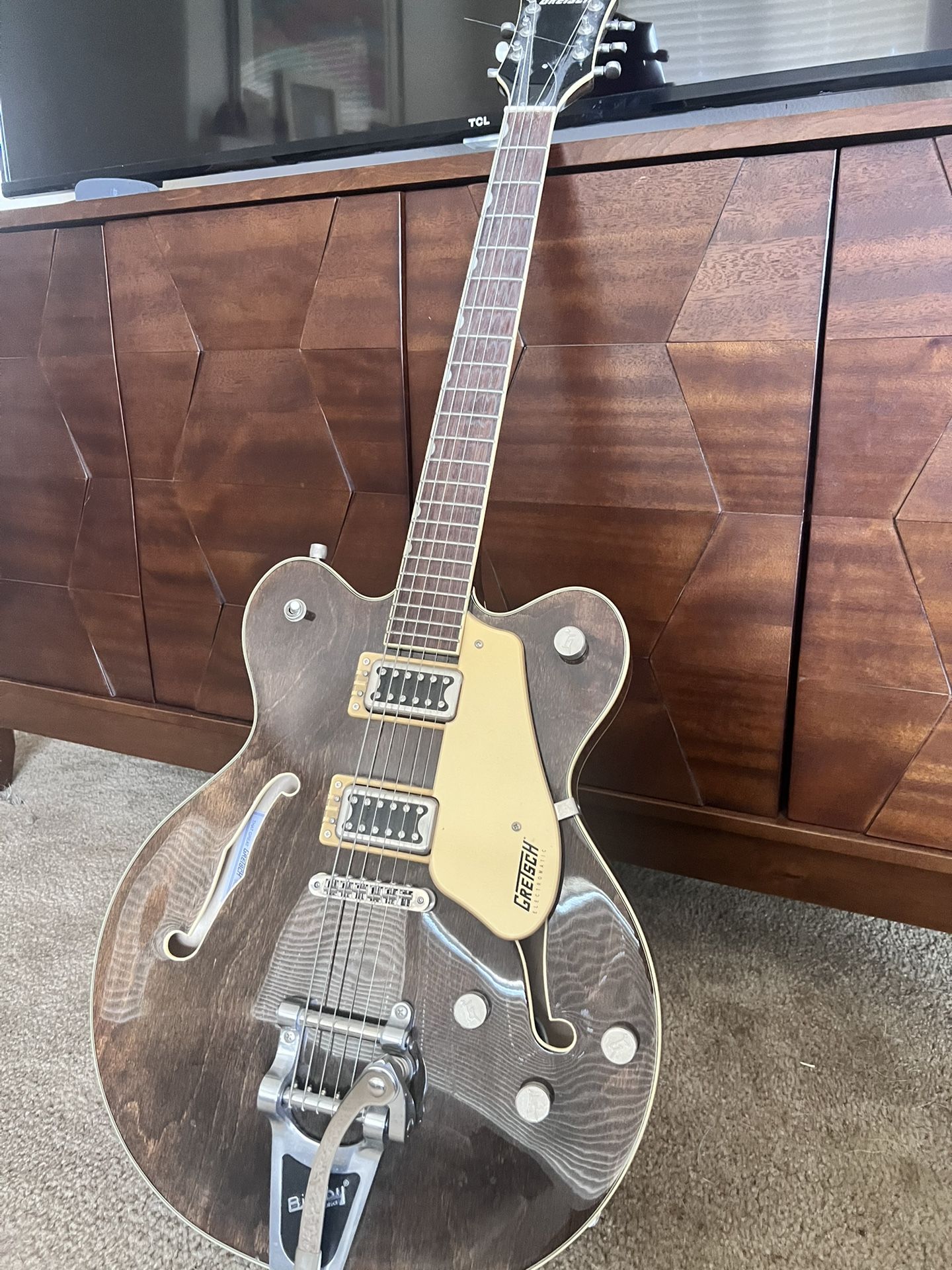 Gretsch hollow body electric guitar