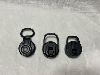 3 black Water Bottle jug flip straw Spout Wide Mouth Handle Lid lids
