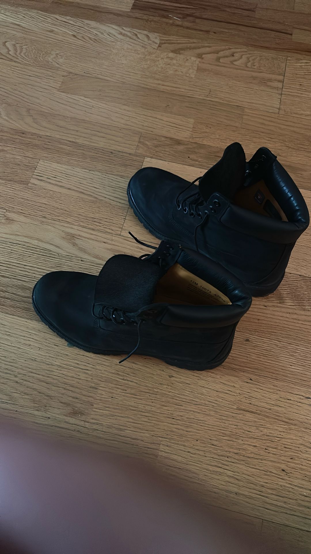 Timberland Premium 6in Waterproof Boot Black Nubuck