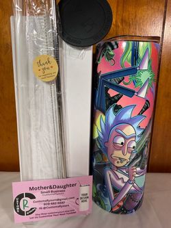Rick and Morty Custom Stainless Steel 20 oz Tumbler