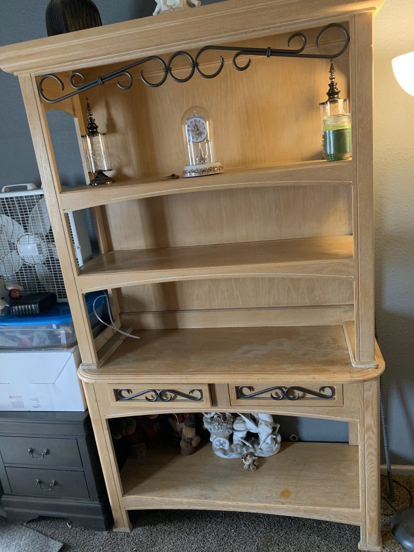 2 piece stand with drawers