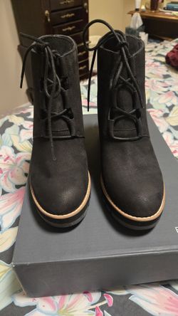 Eileen Fisher Ankle/Wedge Boots, Size 9