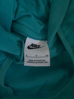 Turquoise Nike hoodie