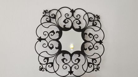 Rusted Cast Iron Mirror (Read Description)