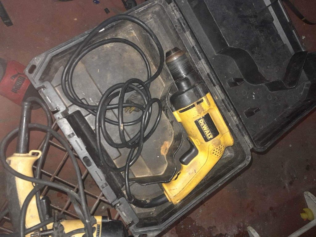 2 DeWalt Corded Drills
