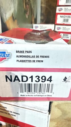 Carquest NAD1394 Front Brake Pads for 2009โ2020 Honda Fit & 2011โ2015 CR-Z