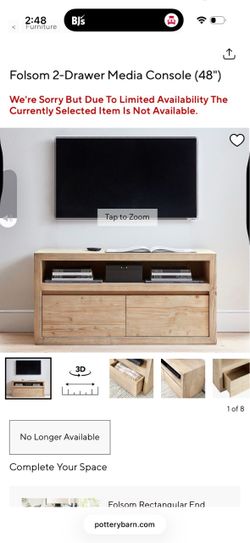 Pottery Barn Falsom Console