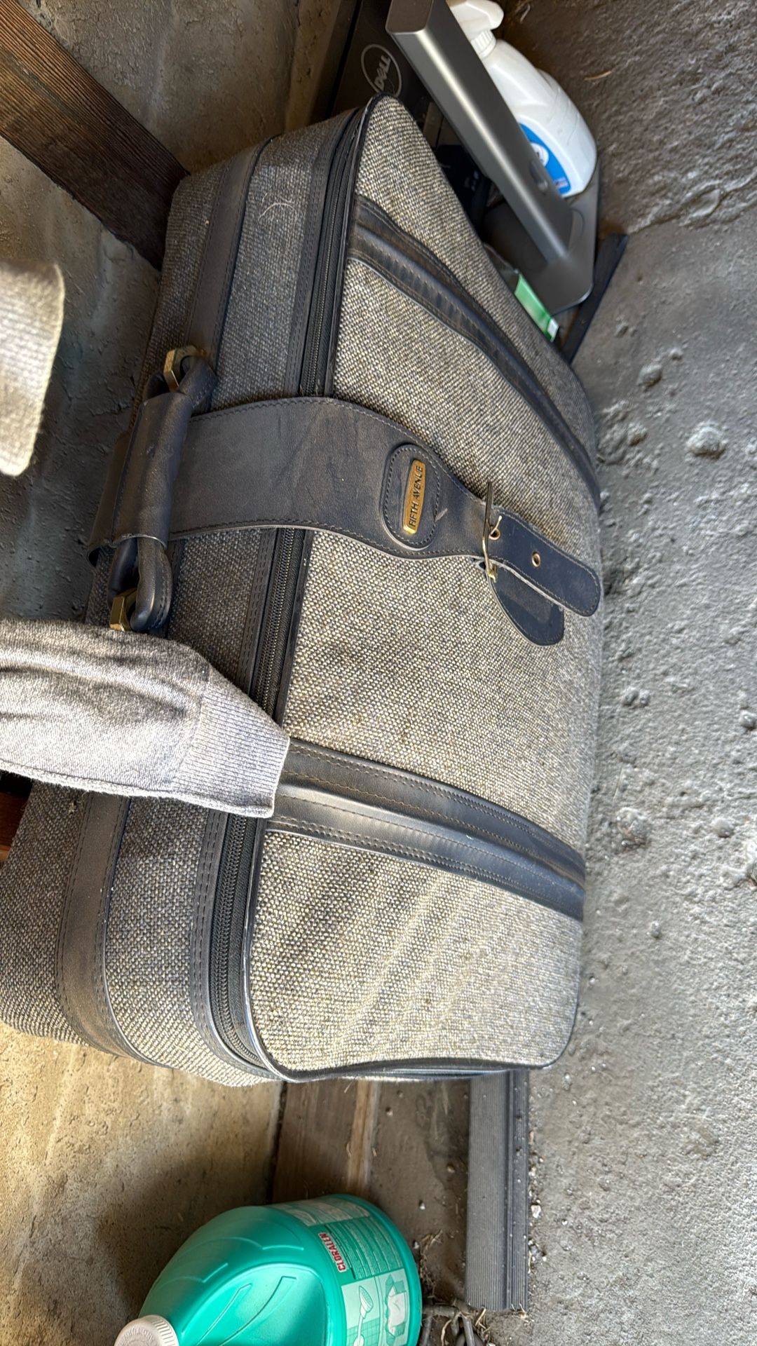 Suitcase With Fabric Covering