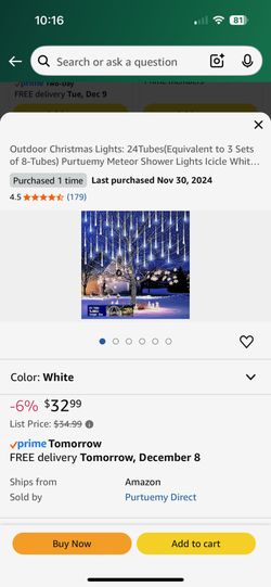 Christmas Lights White