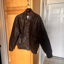 New Zealand Outback Original NZO Rugged Brown Leather Jacket