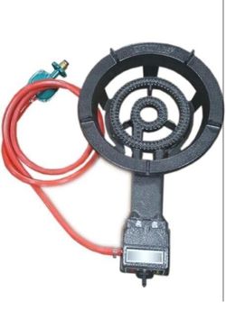 Cast Iron Propane Burner with Hose and Regulator