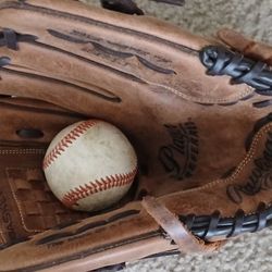 12" Rawlings Baseball Glove Mitt Leather Player Preferred 