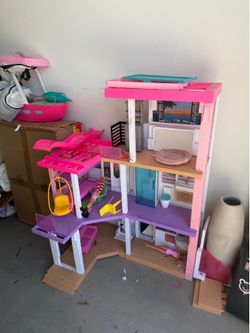 Barbie dream house and yacht
