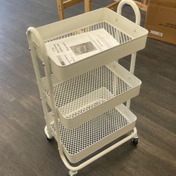 3 Tier Metal Rolling Stock Utility Cart 