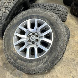 nissan frontier wheels 18” tires hankook 275/65r18 80%