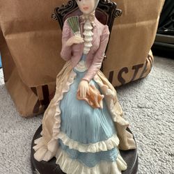 Vintage-Style Victorian Lady Figurine Decor – MOVING OUT SALE