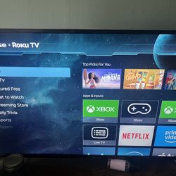 34 1/2 inch Hisense Roku Tv 