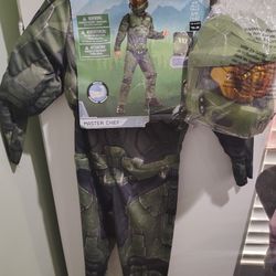 Halo Master Chief Costume Size Small 4-6