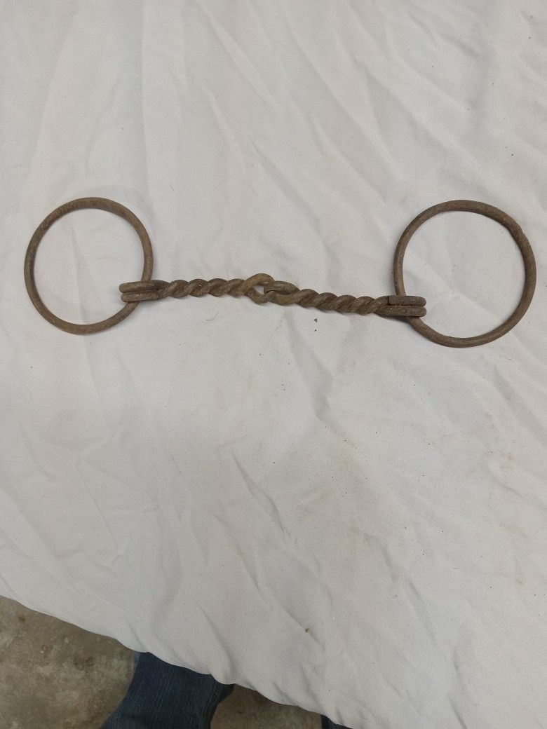 Antique Late 1800s Wire Sweet Iron Horse Riding Bit