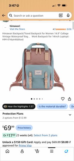 Himawari Women's Vintage Travel Backpack