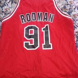 Signed* Dennis RODMAN Chicago Bulls Jersey