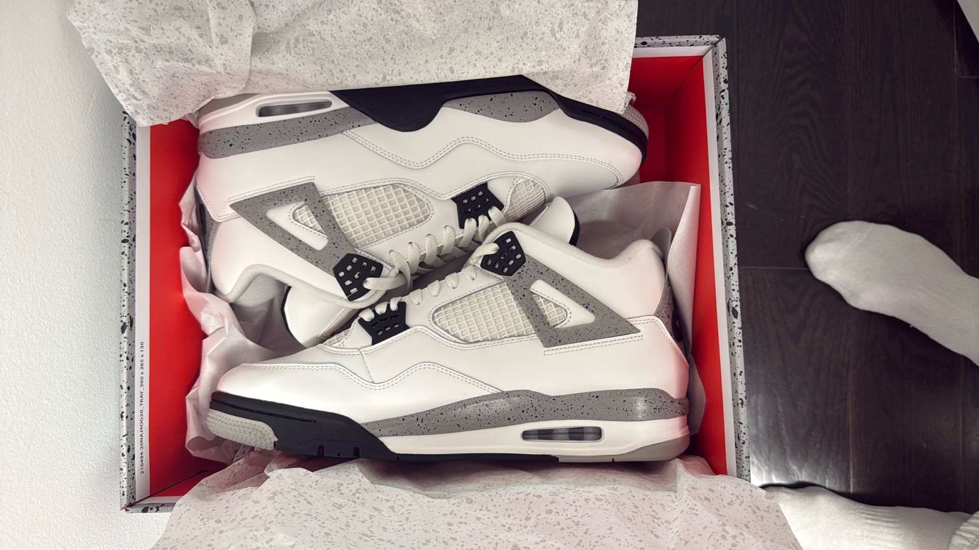 Jordan 4 White Cement