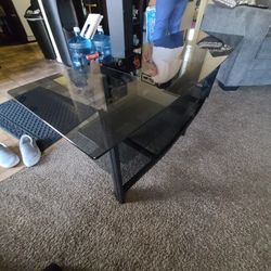 Glass TV Stand