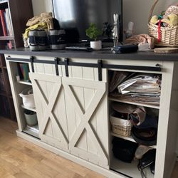 Barn Door TV Stand