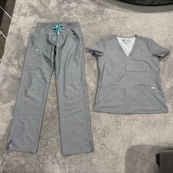 S/T FIGS Graphite Scrub Set