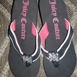 Unworn Juicy Couture Vintage Flip Flops