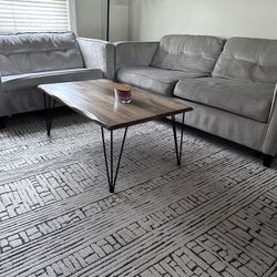 Gray Couch & Loveseat Sleeper Sofa 