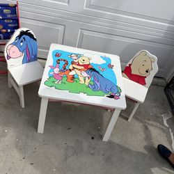 Wood Disney Table Chairs