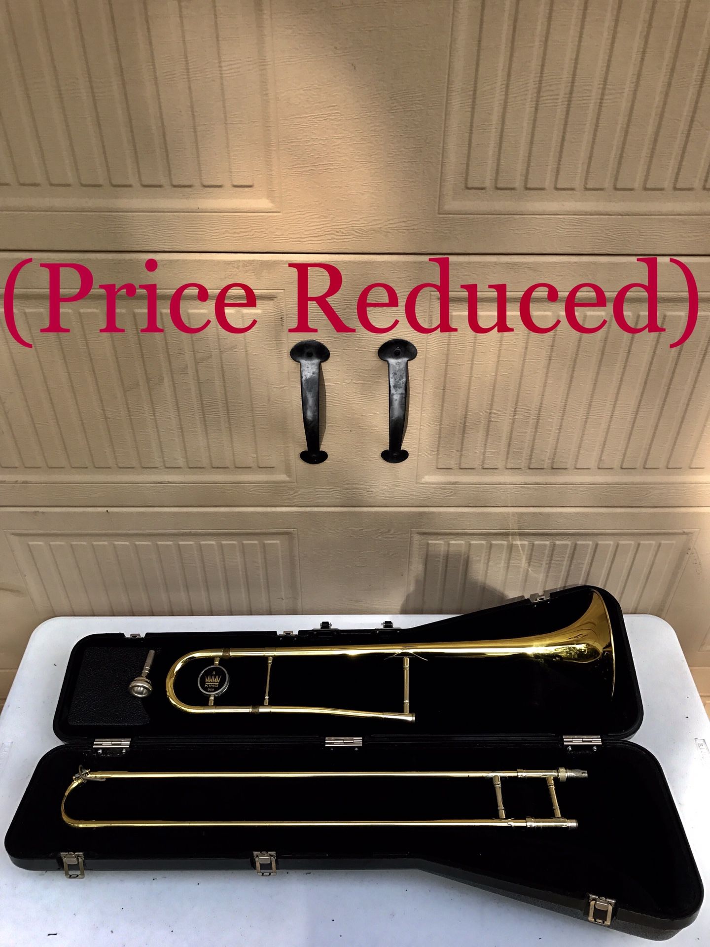 King 606 K Student Model Trombone /with king 12-C mouth Piece and Molded Case