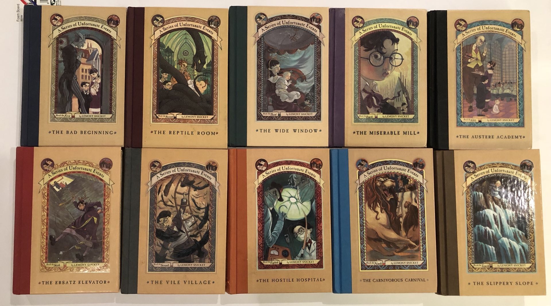 A series of unfortunate events 15 Book Set by Lemony Snicket