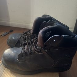 Brahma steel toe work boots size 14