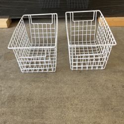 Storage Organizer Bins with Handles