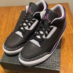 Jordan 3 Court Purple 