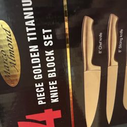 Marco Almond 14 PC Knife Set