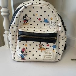 Loungefly Disney Backpack With Minnie/Mickey