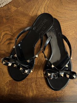 Valentino Rockstud Jelly Flats