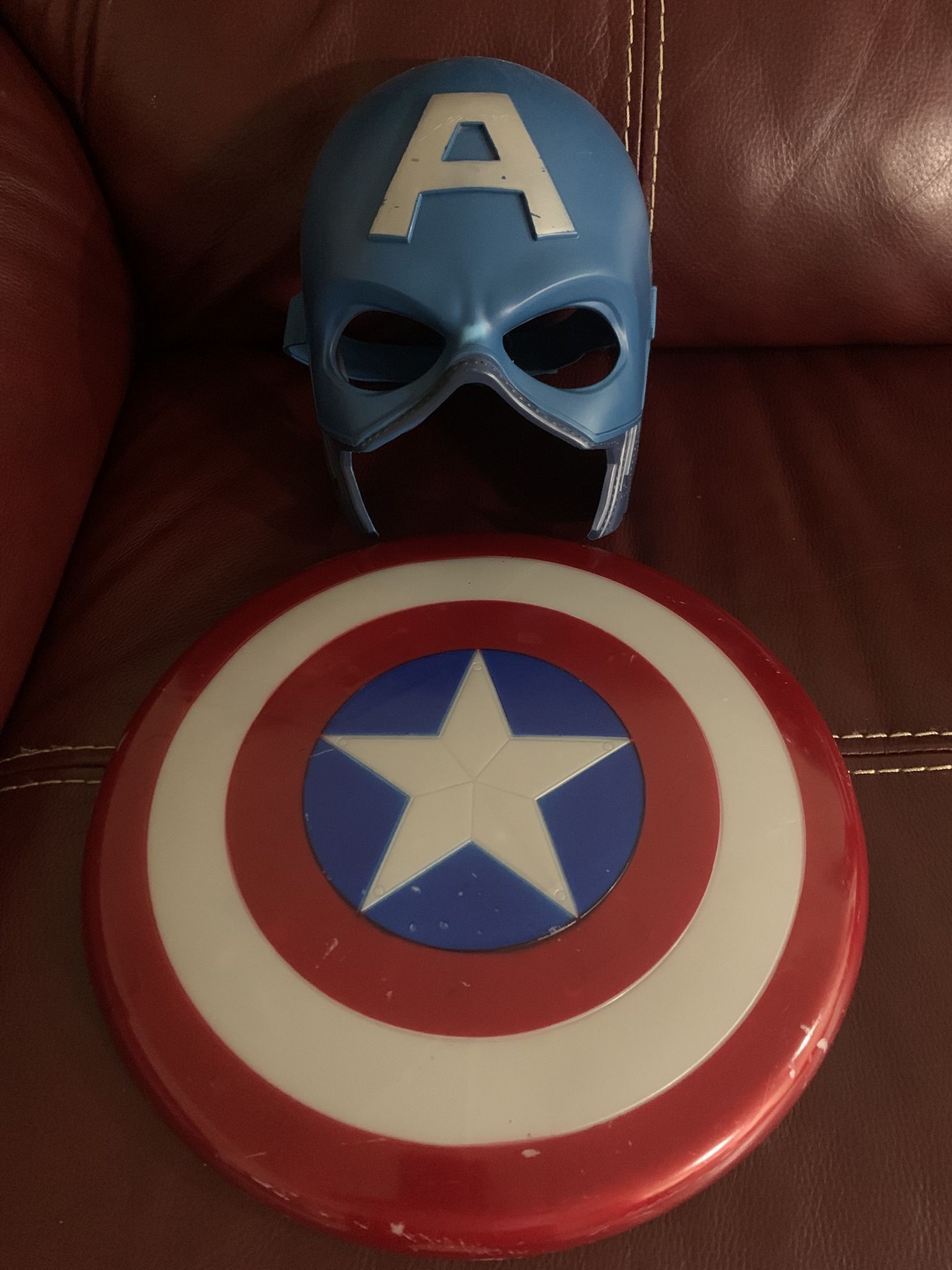 Captain America Mask And Sheild